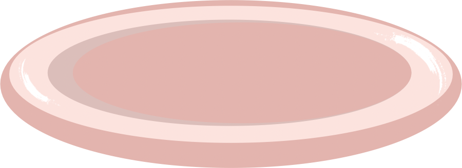 Pink Plate Illustration